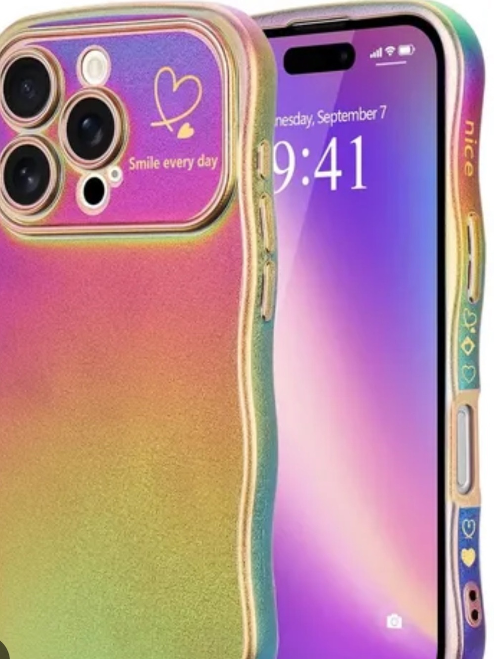 Multicolor Phone Case for iPhone 13 Pro - Picture 2 of 7
